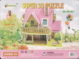 48100-2 3D puzzle BIG-RŮŽOVÝ DŮM
